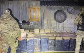 На Буковині прикордонники виявили 25 ящиків контрабандних сигарет